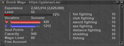 Signature for player Bomb Mage