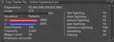 Signature for player Exp Tester Rp
