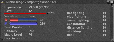 Signature for player Grand Mage