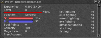 Signature for player Proxy